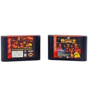 2 WWF Royal Rumble and Raw Sega Genesis Tested